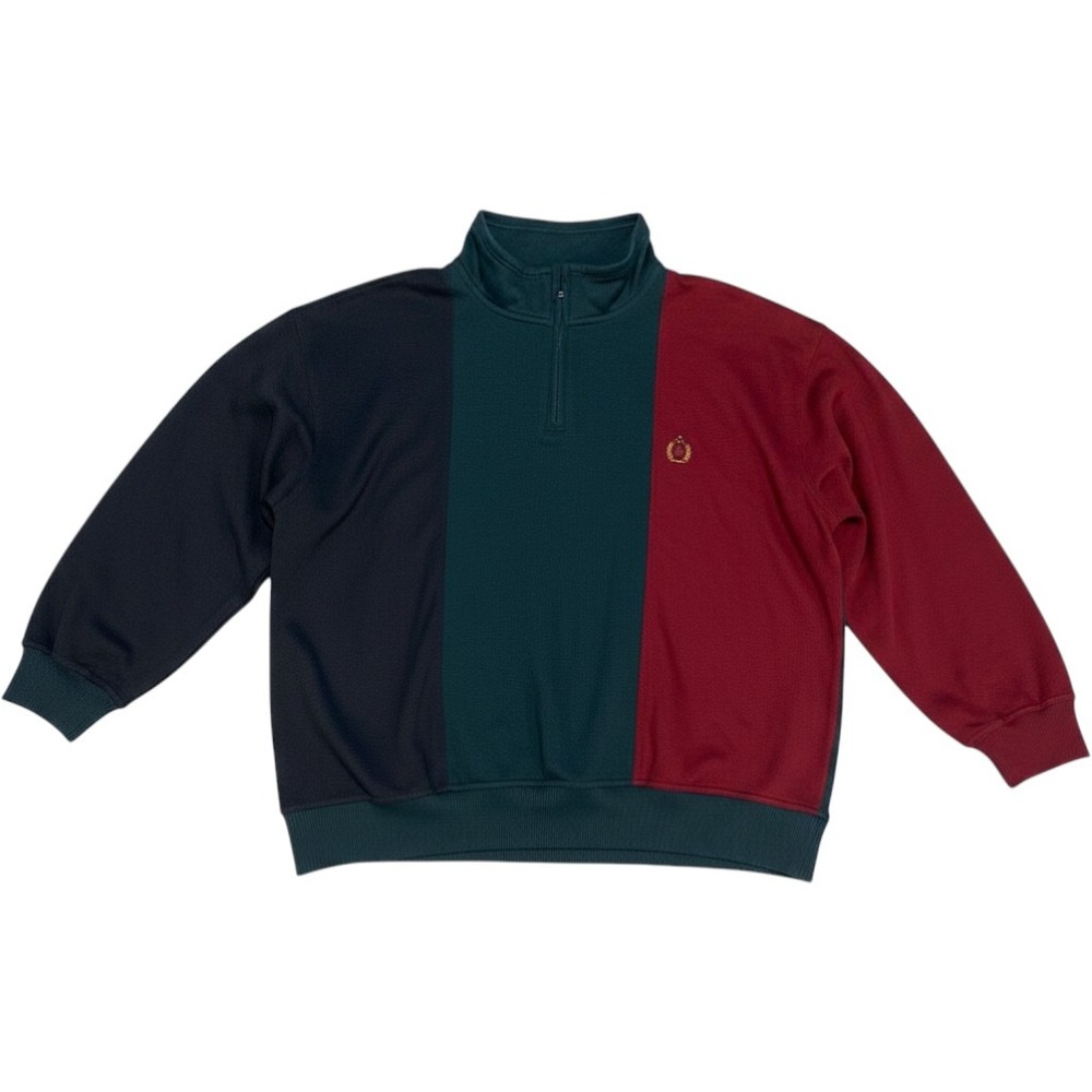 Vintage Mens  Sweatershirt Large Preppy 90's Varsity College Campus Pullover